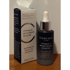 Clean Skin Club Vitamin C Brightening Booster Green Tea Watermelon Pineapple